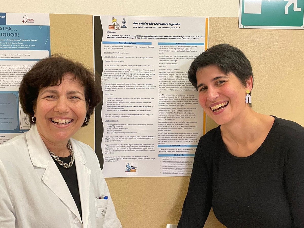 SidsOnlus's tweet photo. Oggi giornata intensa SUID &amp; SIDS  Italia Onlus
La nostra cara Dott.ssa Noce e Dott.ssa Costagliola presentano  un importante poster al XIV CONGRESSO sezione interregionale Nord Ovest della Società Italiana per lo Studio delle Cefalee #SIDS #love #research #congress https://t.co/2Zf030to3i