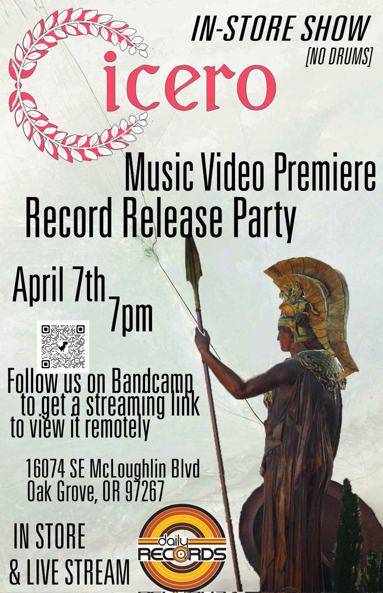 Cicero_emo's tweet photo. I'm terrible about posting over here

We have a vinyl release show coming up on April 7th. You can pre-order the ultra limited lathe cut 7" @
https://t.co/2sV5RDCxpy

Also we will be premiering our music video too! Click "follow" on our bandcamp to get notified w/ the stream link https://t.co/GRdkXVd4zD