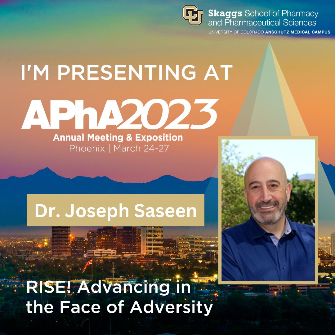 CUPharmacy's tweet image. #conferencealert! Dr. Joe Saseen will be giving an invited presentation today at #APhA2023! Catch "Back to Basics: Not Talkin’ tRAASh" at 2:30 PM.