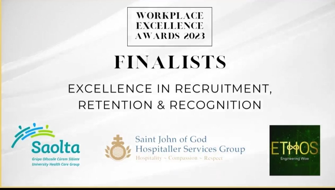 GeorginaKilcoy3's tweet image. @saoltagroup @Saoltajobs winners 🏆 at the Workplace Excellence Awards in Recruitment, Retention &amp;amp; Recognition category for our international nursing adaptation programme. Margie Coen represented #SligoUniversityHospital 🏥

Congratulations 🥳

#teamSUH #WEA2023