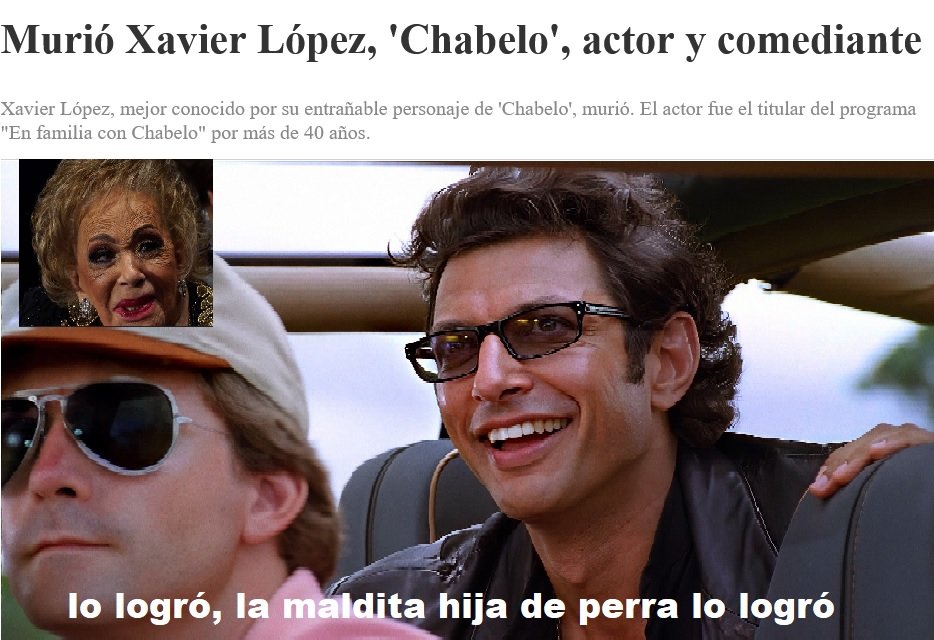 Monsebrak's tweet photo. Ganó Silvia Pinal 😧
#Chabelo #XavierLopezChabelo #QUEP https://t.co/rkUCJtIVzJ