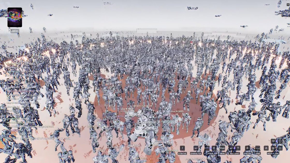 elementgs's tweet image. There are sooooo many people connected to @OthersideMeta right now for the 2nd trip. This is the wildest thing I've seen in gaming, basically ever, and it's blockchain, through a web browser.

Mind blowing.