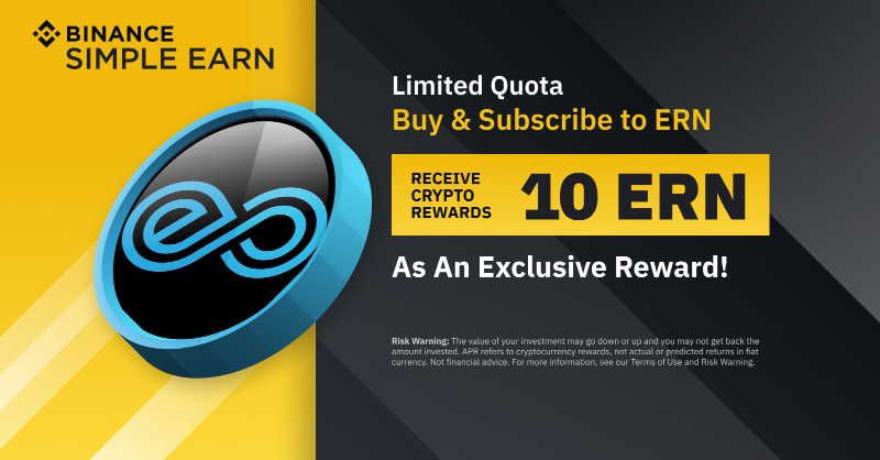 EpicOnChain's tweet photo. 👉There's still time to check out the #Ethernity rewards on #Binance Simple Earn- available on both Flexible and Locked Products!

♾Join the #ERNArmy and get 10 $ERN when you subscribe - it's first-come first-served, so don't miss this one! 👇
https://t.co/YWKrpHOsy7 https://t.co/YLyMKbCUBT