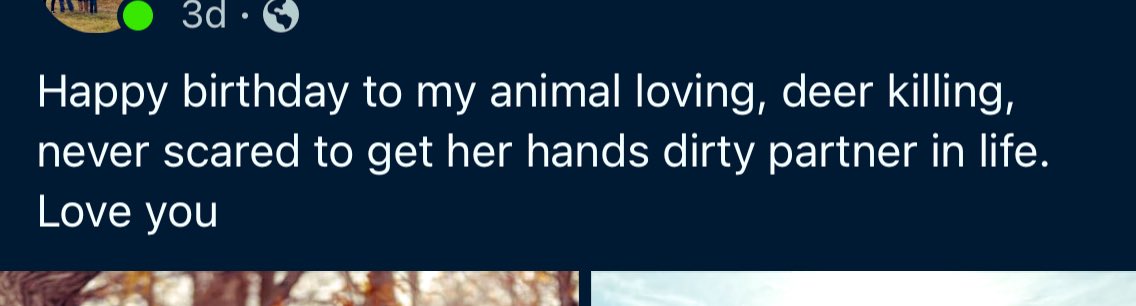jvennard14's tweet photo. Not saying animal loving and deer killing in the same sentence https://t.co/kiuKUyRvwS