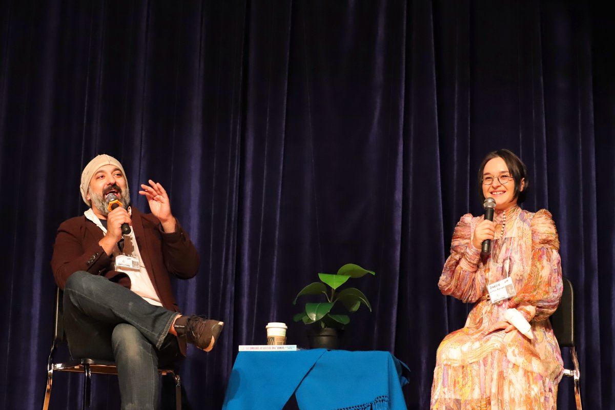 BlueWillowBooks's tweet image. Thank you to @DanielNayeri and Darcie Little Badger for a wonderful #TeenBookCon2023 keynote!