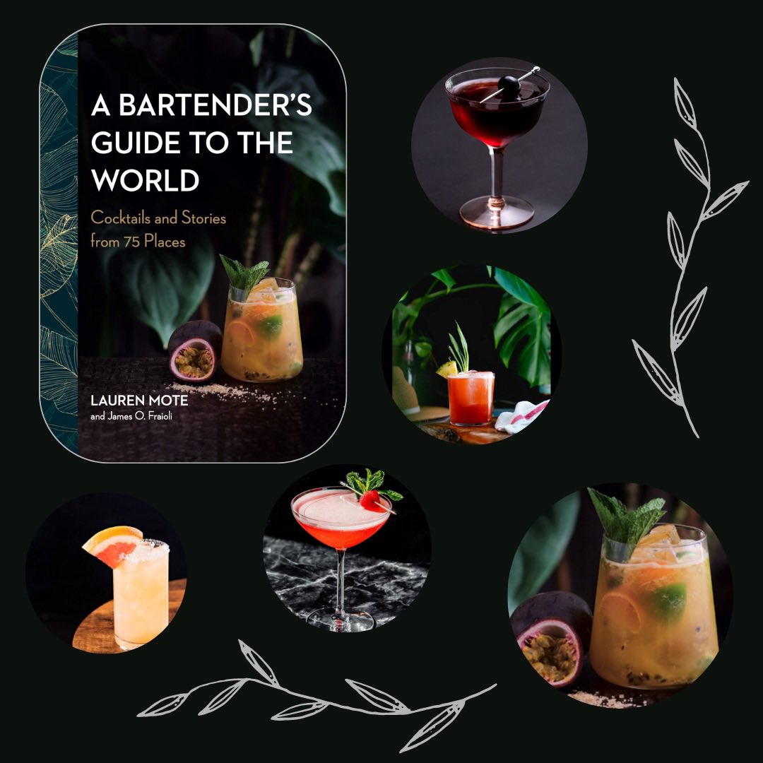 Culinarybc's tweet photo. Released last October, A Bartender’s Guide to the World: Cocktails and Stories from 75 Places is doing terrific! Not only can you find on Amazon and in Barnes and Nobles, it is now available at Target and Walmart as well!

#cooking #cocktails #cocktailrecipes #bartender #drinks https://t.co/ZfU0CMNN2B