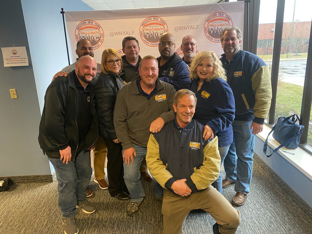 USWMatt's tweet photo. USW at the WNY Area Labor Federation Annual Meeting. @WNYALF #WNYALF #UnionStrong #USW #USWD4 #USW135L #USW593 https://t.co/b3QRxRIUXA