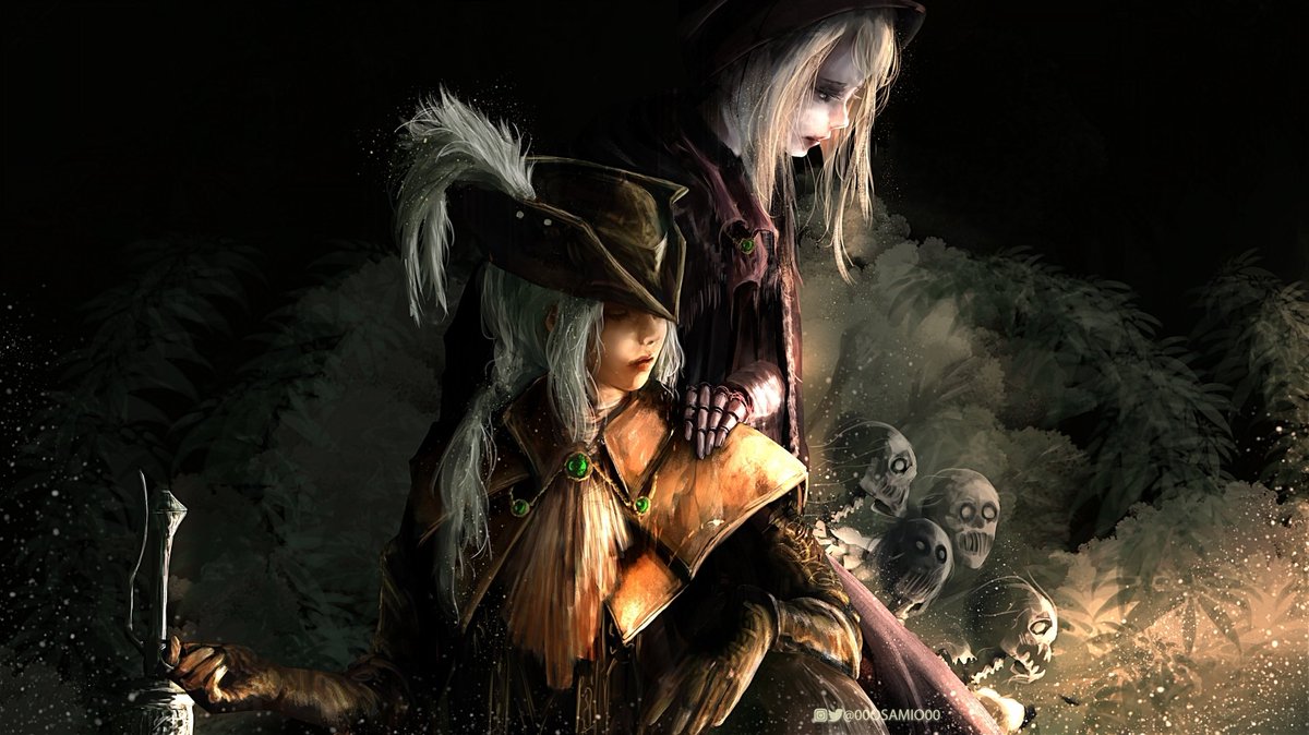 Lady Maria and The Doll.. #Bloodborne, image size:1200x674