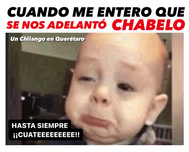 ChilangoQro's tweet photo. ⚠️🚨REPORTE CHILANGO🚨⚠️
Reportan fallecimiento de Xavier López “Chabelo” a la edad de 88 años.
Al parecer se encontraba hospitalizado en CDMX.
QEPD.
-
-
#chabelo #EPDChabelo no es un #FelizSabado #mexico https://t.co/pnM6cPJE0H
