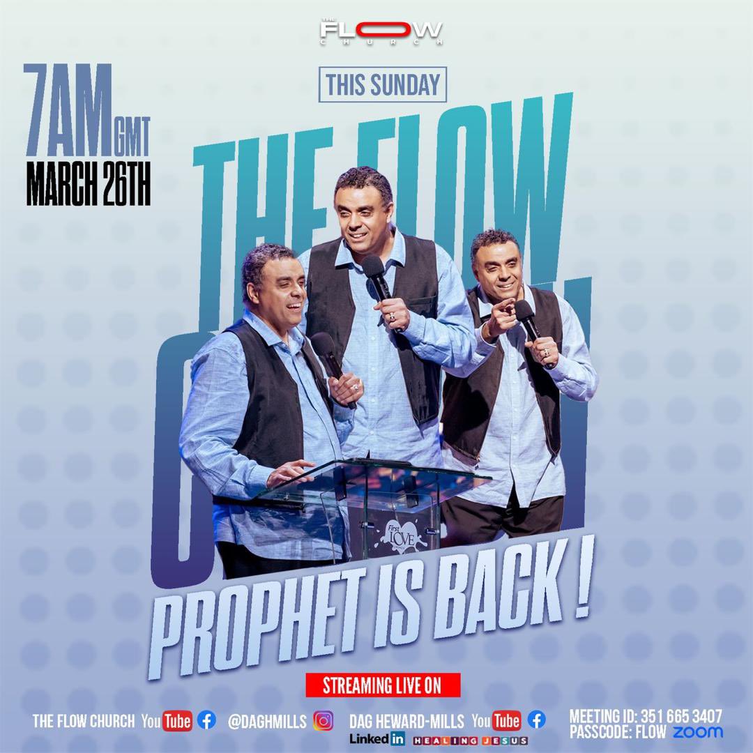 FirstLoveCh's tweet image. Guess what???🥳🥳
Our Prophet is backkk!!

Join the Flow Church Service tomorrow with @EvangelistDag  at 7AM 
Streaming live on Facebook and YouTube.

#theflowchurch #BDHM #GreaterLoveChurch