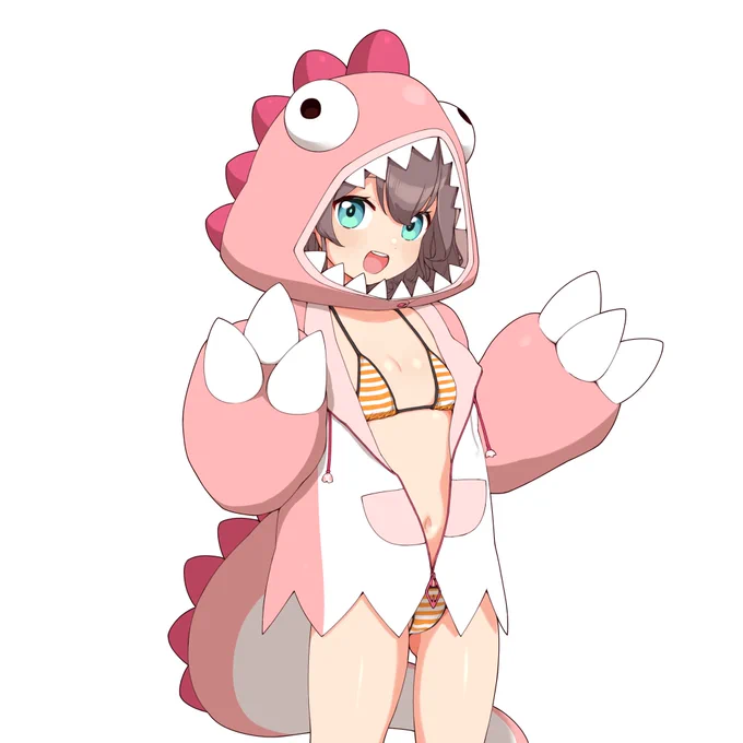 怪獣パーカーまつりちゃんゴールデン差分  