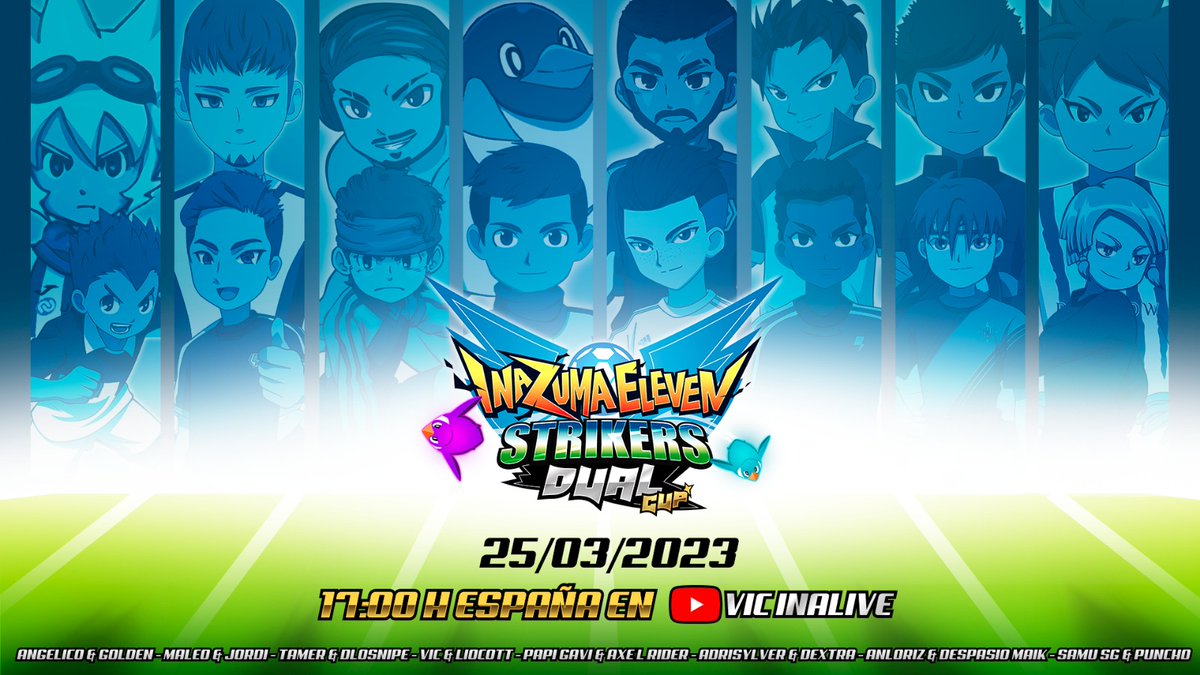 DextraG07's tweet photo. ⚡️Torneo PRESENCIAL en MADRID de INATUBERS ya en DIRECTO de Inazuma Eleven Strikers 2013

https://t.co/wkSGu4qx5o

@adrisylver23 intentaremos ganar esto pero necesitamos que nos apoyen chat ❤️

https://t.co/wkSGu4qx5o https://t.co/J6F7zTqX2b