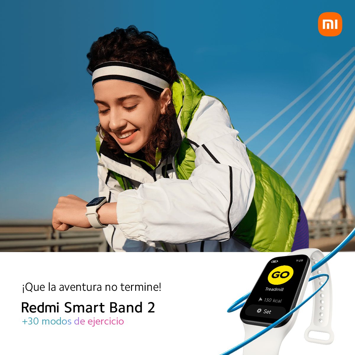 XiaomiPeru's tweet photo. Con la nueva #RedmiBand2 de #Xiaomi podrás disfrutar al máximo del aire libre mientras haces tus rutinas preferidas. Además, podrás registrar todo tu desempeño para ver tus progresos día a día. 💪 ¡Consigue la tuya 👉 https://t.co/f17pfn8gb4 y eleva tu #MotivacionAlMáximo! https://t.co/JfPVPxnFIm