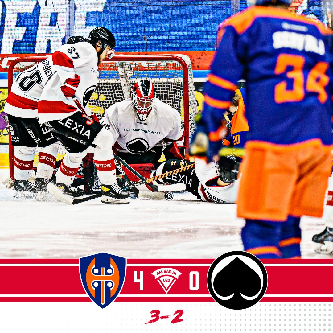 PorinAssat's tweet photo. Tappara etenee loppuotteluihin.
#Patanuoret pelaa tiistaina pronssista Turussa.
#Ässät #U20SM https://t.co/ThzgaB9ERn