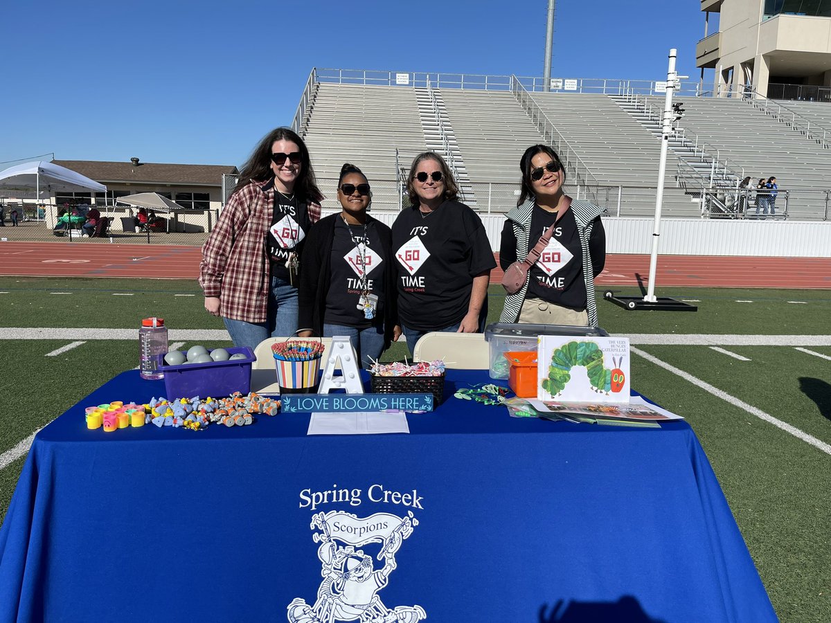Welcoming future Spring Creek Scorpions with our amazing Pre-K team! @SCES_Scorpions #gisdprek @GISDTLD @gisdnews @TeresaMcCutch10 @ChasityDBass @GISDLiteracy