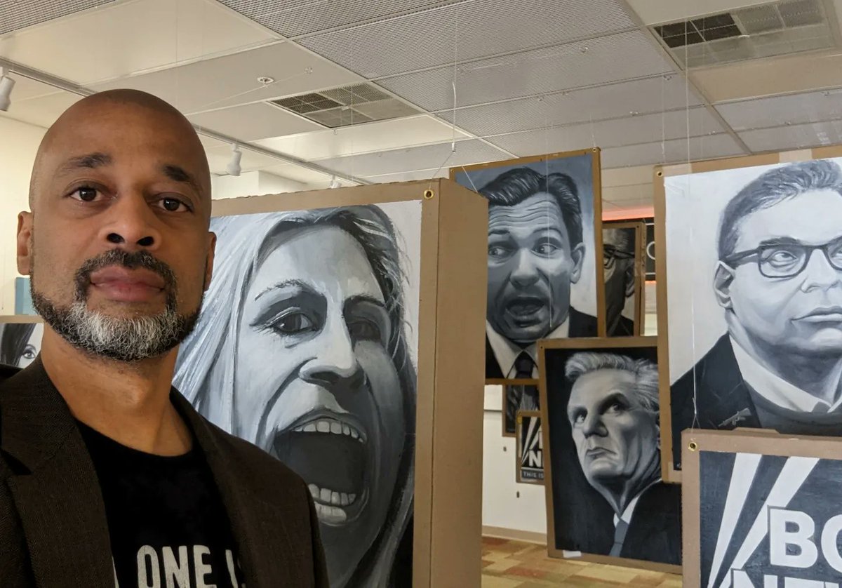 EdDixon937's tweet photo. Final Day for the Trash Talk Art Exhibition at the @eadgallery. Closing Reception today from 1pm-4pm.
https://t.co/8jtphkTLKI
#trashtalk #dayton #Sustainability #boxnews #santos #trump #sinema https://t.co/ZFEvE5mszr