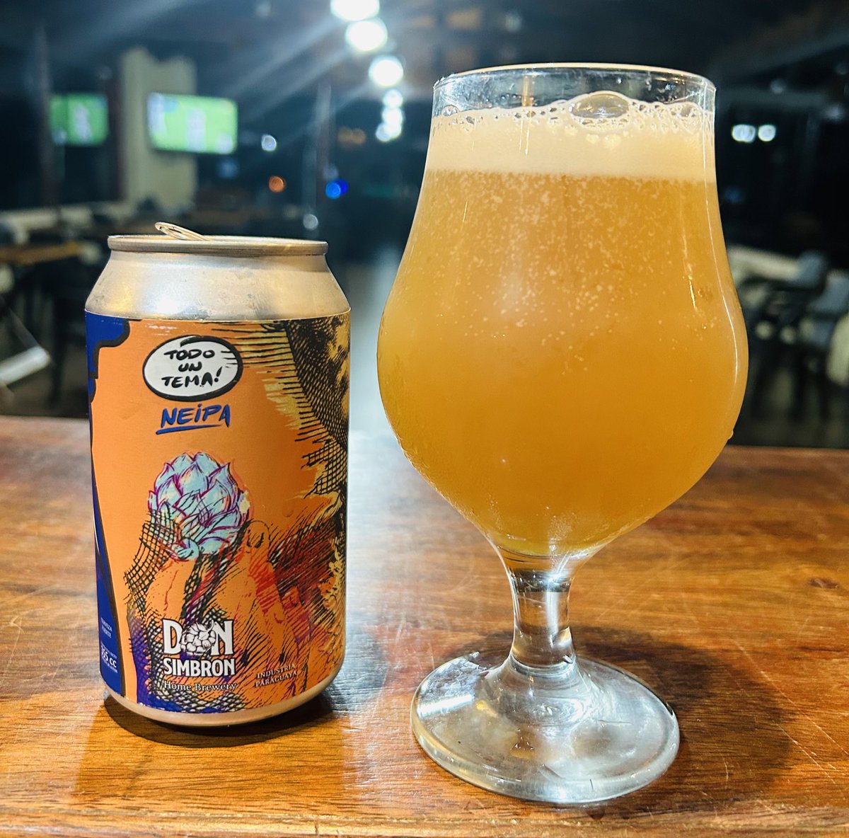 DSBrewery's tweet photo. ¡No te pierdas la oportunidad de probar TODO UN TEMA la NEIPA de DON SIMBRÓN! 

Esta pequeña y artesanal cervecería independiente te sorprenderá con su selección de sabores y aromas complejos y único. ¡#cervezadeautor https://t.co/rCCHglb6UV