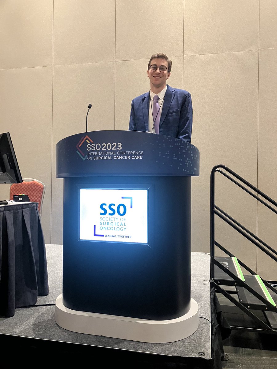 anai_lab's tweet photo. So proud of Nate for his presentation at #SSO2023 on optimizing time-to-surgery guidelines for cancer patients with COVID19! @Nate_Verhagen @anaikothari @MCWSurgResearch @MCWSurgery @mcwsurgonc https://t.co/xgQL5BIvUs