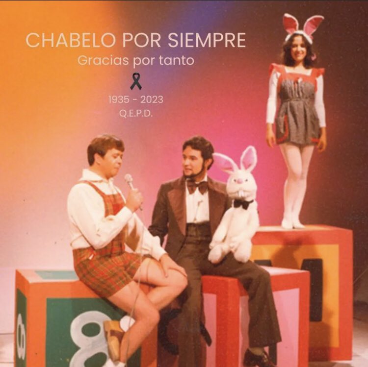 magofrankyblas's tweet photo. Chabelo por siempre… gracias por tanto… 1935-2023 Q.E.P.D. #Chabelo https://t.co/jvF5stVMyv