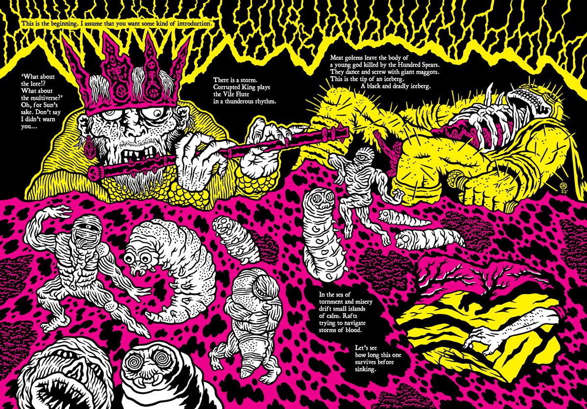 No double page splashes, no comics. These are two opening pages of To Hell and Galgenbeck. This is the last time I post the whole episode here. For more You will need to go... To Hell And Galgenbeck dot com. Updated every Thursday!