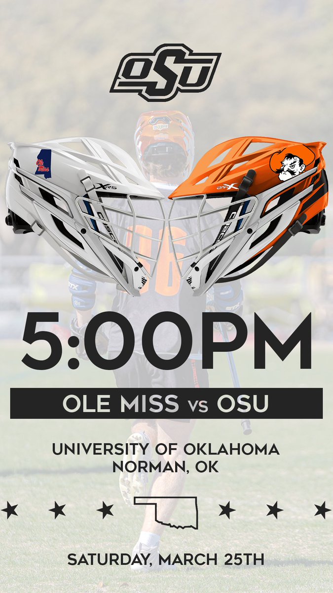 OSUCowboyLax's tweet photo. Double header for the Cowboys down in Norman today!

#OkState | #GoPokes https://t.co/P4lb0juLcI