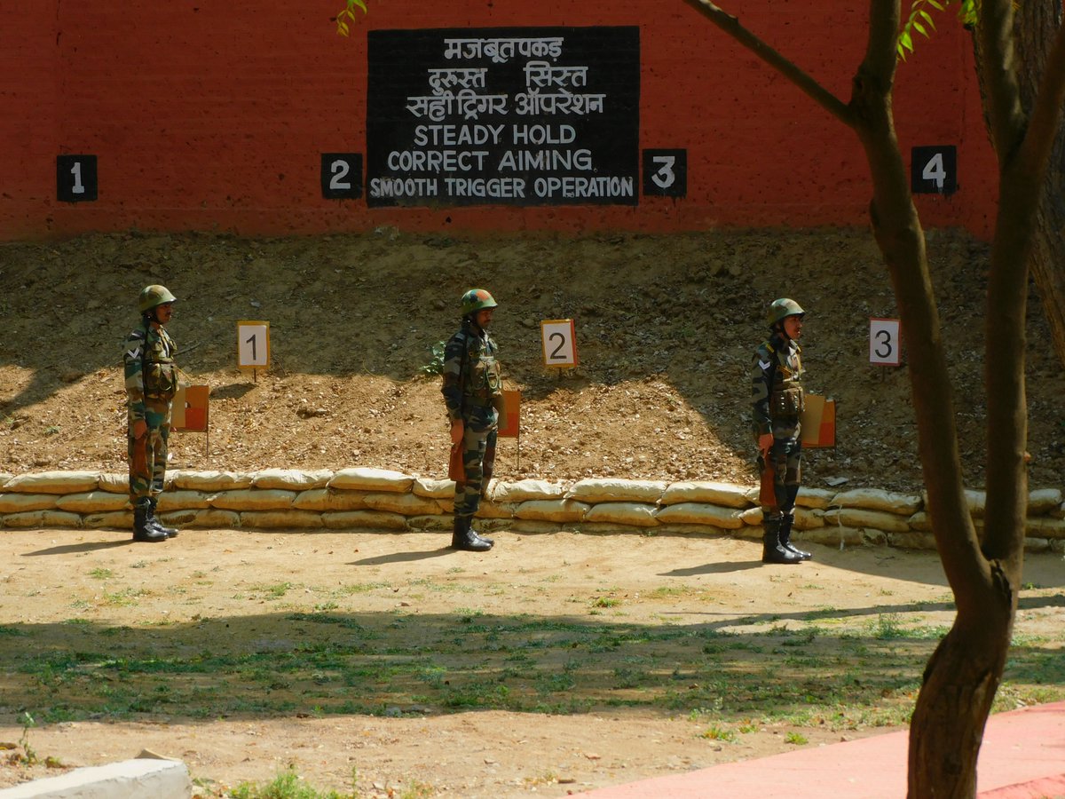 SAFETY IS EVERYONE'S RESPONSIBILITY.
Trainees of JW/PRCN-110 witness the Range Safety Demonstration before handling the firearms for first time <a href="/OTAGwalior/">NCC OTA GWALIOR</a>