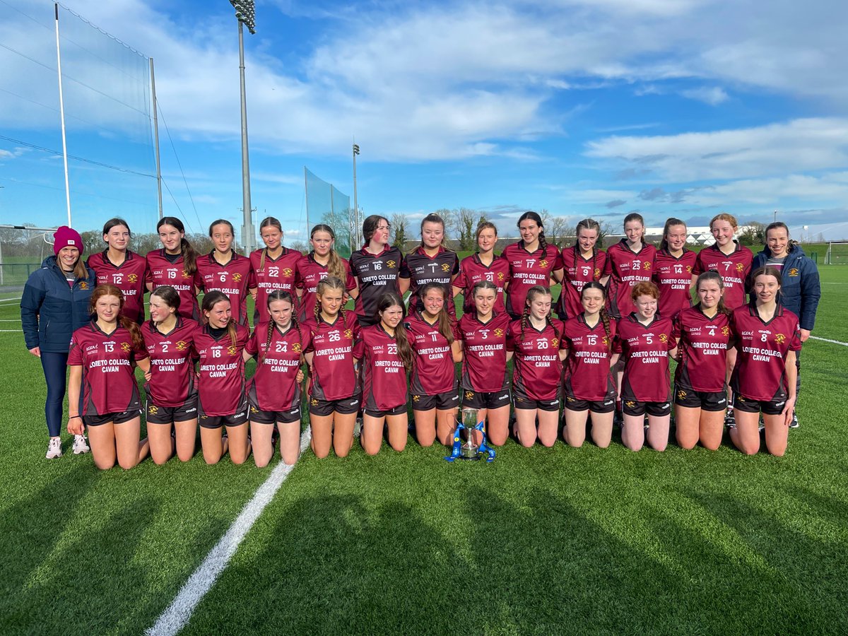 KillygarryGAA66's tweet photo. Huge congratulations to @CavanLoreto 

ALL IRELAND Winners 🏆

LIDL All Ireland Post Primary Schools Junior A Final 2023 

Delighted for @KillygarryGAA66 girls Ailbhe Kennedy, Orla McCabe and Abby McDermott. https://t.co/ArubHLnsTr