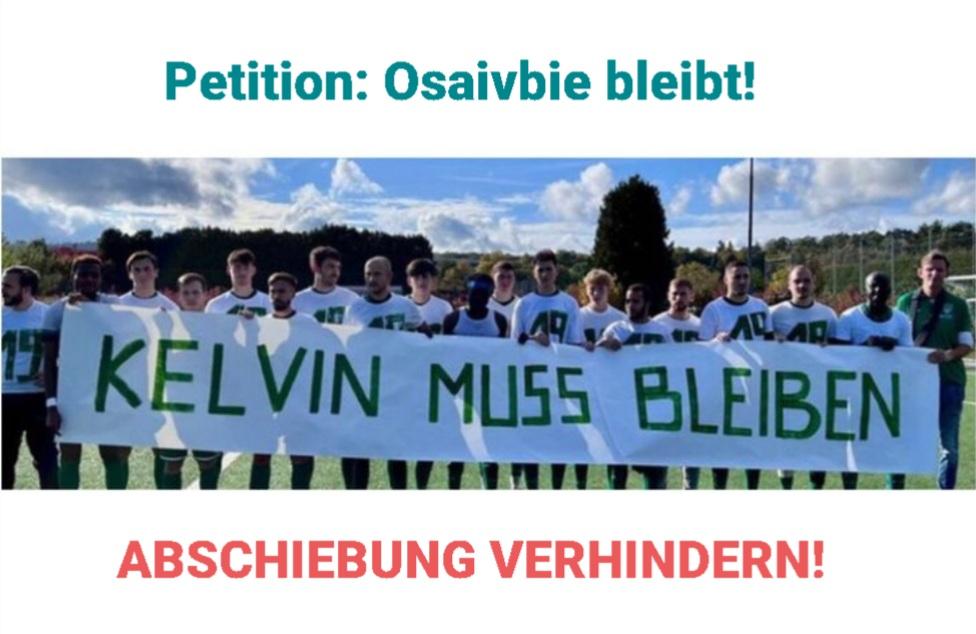 Neue Petition zum Fall #OsaivbieBleibt! 

Alle Bemühungen bisher sind gescheitert. Osavbies letzte Chance ist eine Petition an den bayerischen Landtag, deshalb unterschreibt diese bitte und helft mit, damit Kelvin bleiben kann! 

openpetition.de/petition/onlin…