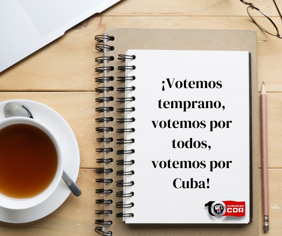 GHNordelo5's tweet photo. ¡La cita es mañana temprano! #Cuba #YoVotoXTodos #CDRCuba https://t.co/Z3qVzlfxuZ