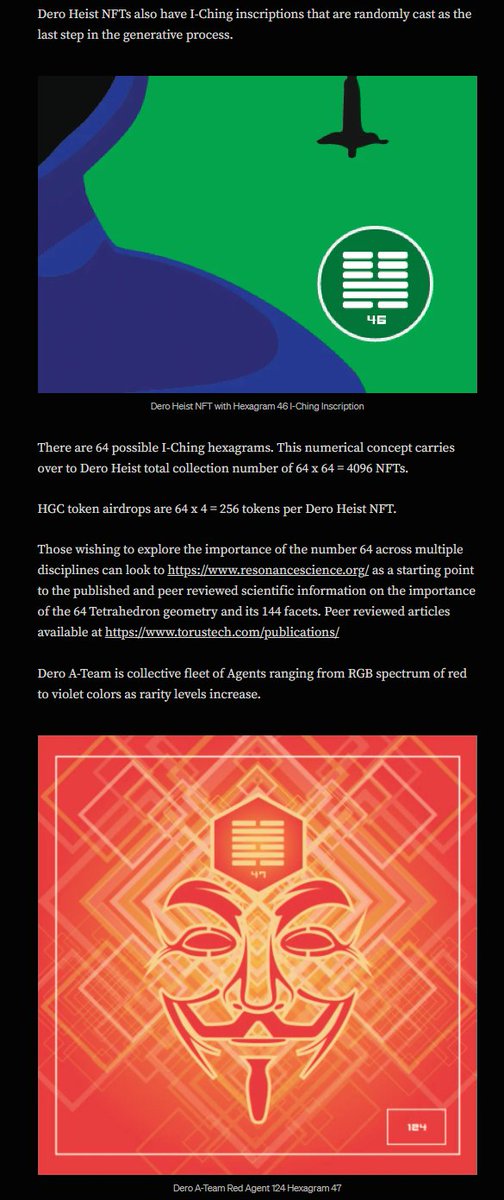 Cryptojunkie__'s tweet photo. #DERO fam, R U as excited as I AM 4 the @DeroHeist #NFTS launch?!  Already 👀an Amazing Amount of Effort, Detailed Planning Put forth in 2 it's Conception. Note the Sacred Geometry used 2 create Each Individually Cast IChing🔥Just like @DeroAteam 🔵#NFTS w/ur DigitalSeal included https://t.co/E01rxw70eE