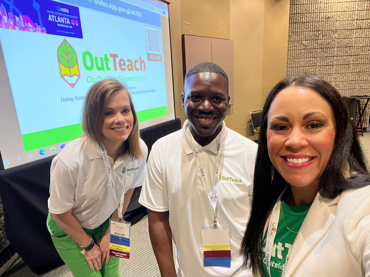 EduBeyondWalls's tweet photo. Come see us in Room B301 at 1:20 for our session- Inquire Investigate Inspire: Using Outdoor Phenomena to Promote 3 Dimensional Learning. 
@OutTeachEd #NSTA23 https://t.co/N8hCLPX5gX