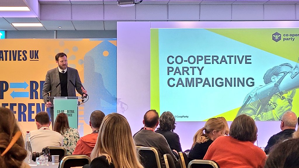 Listening to the inspiring @FortuneJF at #CoopRetail . We continue to be the political voice of our movement, and that feels more important than ever.