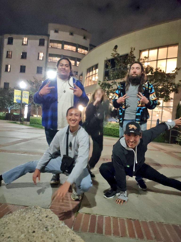 littledoverey's tweet photo. Just a bunch of nerdy Indigenous folx,  doing our best to thrive in a world not designed for our existence,  one high kick at a time  🤎👾 https://t.co/JzQvbZ9Ksw