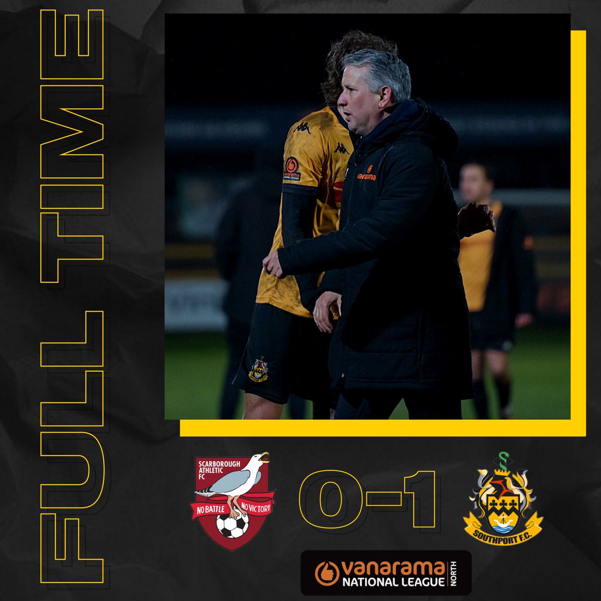 southport_fc's tweet photo. FULL-TIME: WHAT A PERFOMANCE. WHAT A TEAM. WHAT A WIN! 😍 https://t.co/oz4fIjWPE4