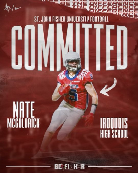 Excited and blessed to announce my commitment to continue my academic and athletic careers at St. John Fisher University! Thank you to all my coaches, teammates and especially my family for helping me get to this opportunity!
@IHS_ChiefsFB @PrepStarVSE <a href="/SjfFootball/">Fisher Football</a> <a href="/CoachVosburgh/">Paul Vosburgh</a>