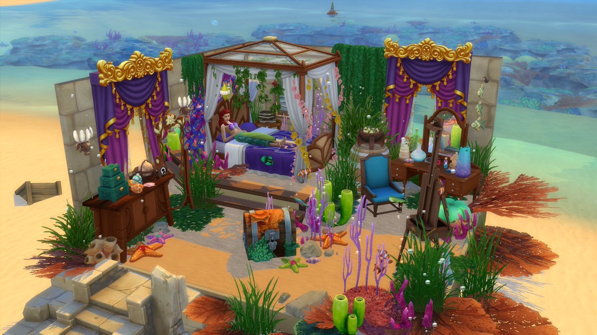 Gothball1's tweet photo. My entry for the @TheSimCommunity challenge. Ariel's room inspired by Little mermaid ๐ง๐ปโโ๏ธ๐ ๐ฆ ๐๐ด#ShowUsYourBuilds #SCDisney
@TheSims https://t.co/Qf0KD0IsYA