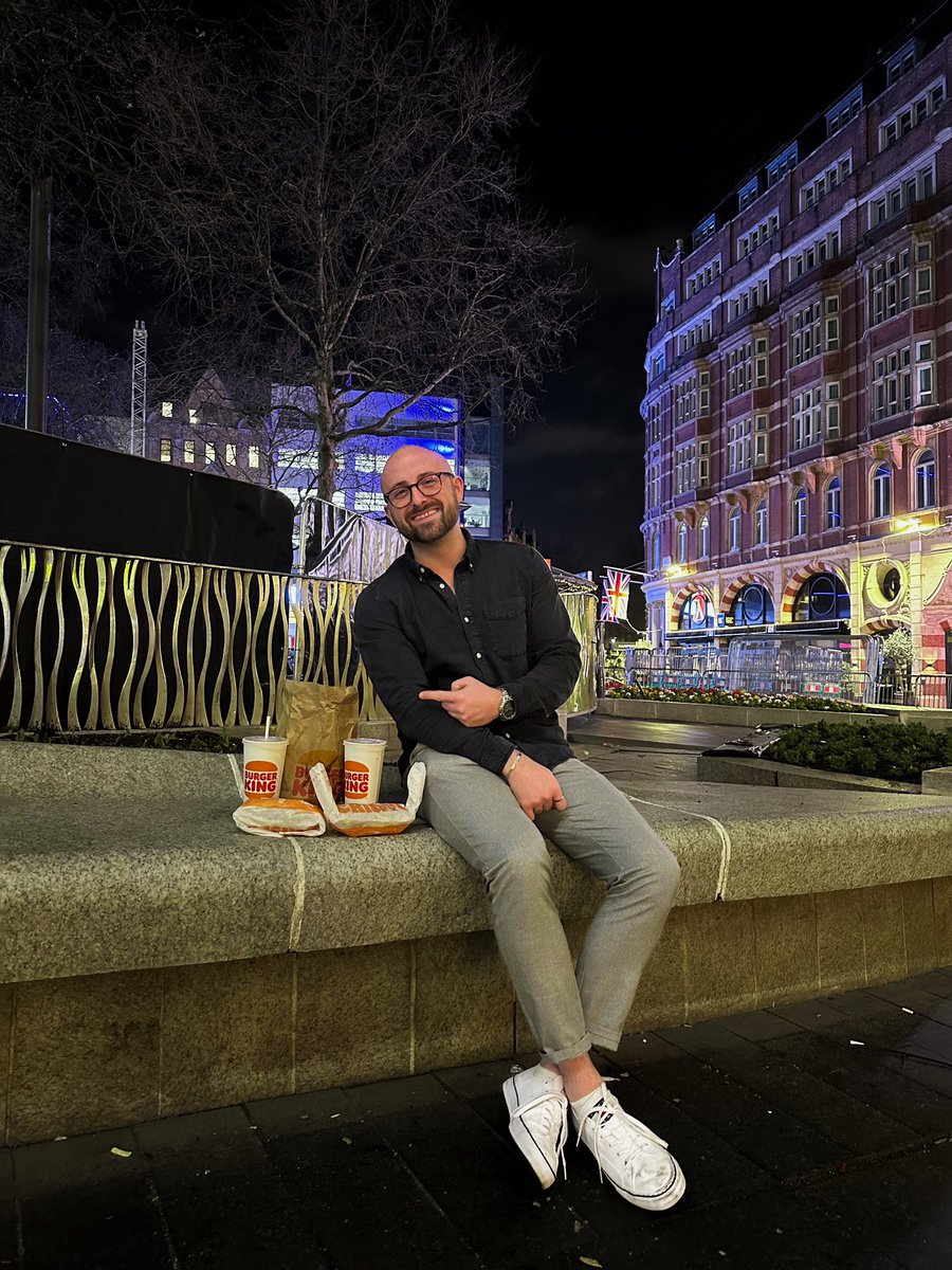 Started the night off on the red carpet, ended it with a Burger King 👑