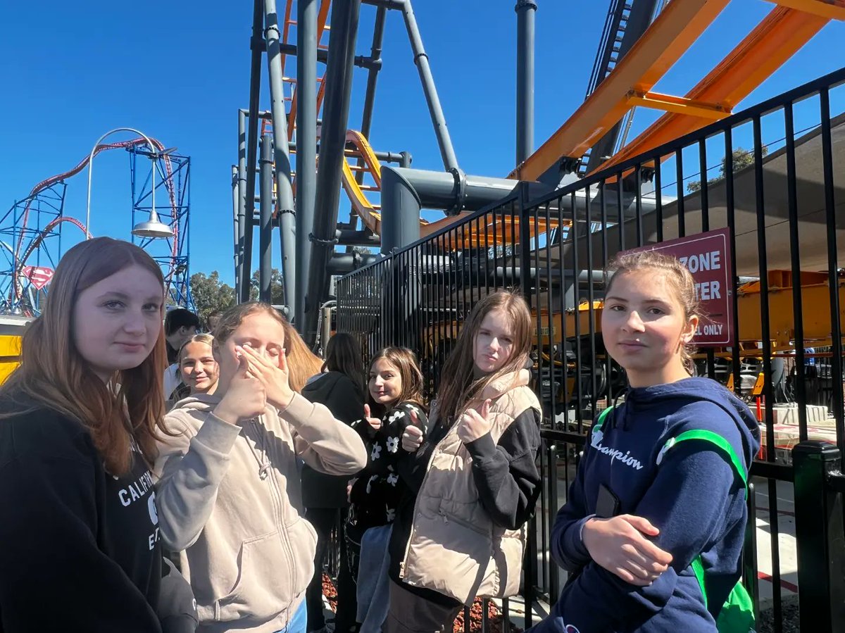 COA_middle's tweet photo. COA Middle School Leadership classes worked really hard this school year on hosting various fundraisers and were able to spend a fun Friday yesterday @sixflagsDK
#coamsleadershipclass #coamiddle #coaschool #gcc_charters https://t.co/e4RwPAmtCD