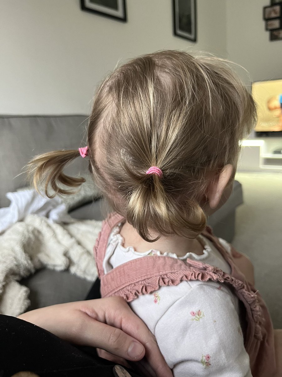 Managed to get my little girls hair up today and I’ve cried 3 times since. Why is she so grown up now