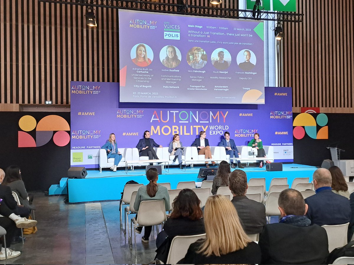 HopwoodMedia's tweet image. More intriguing @AUTONOMY moments at Autonomy Mobility World Expo 2023. #Paris 🇫🇷 #AMWE #AMWE2023 focused on sustainable urban mobility solutions. Lovely time hosting the main stage 🤟🎤🏆