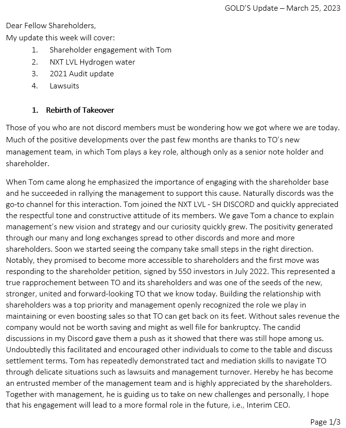 MAURICESALEM's tweet photo. This week update.
$LTNC #NXTLVL #NXTLVLnation #NXTLVLarmy
Page 1/3 https://t.co/c2kkeDcOoe