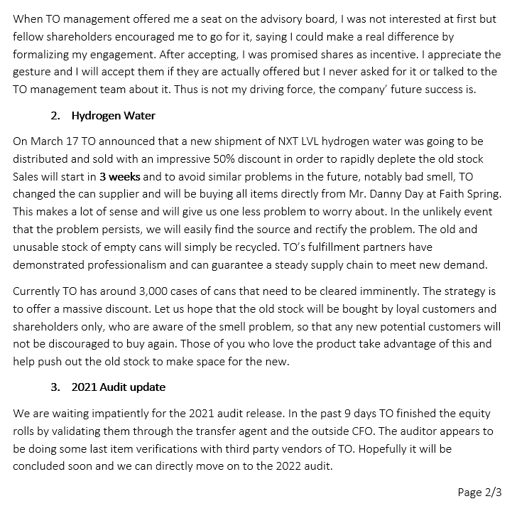 MAURICESALEM's tweet photo. This week update.
$LTNC #NXTLVL #NXTLVLnation #NXTLVLarmy
Page 2/3 https://t.co/lbFR1UwkE7