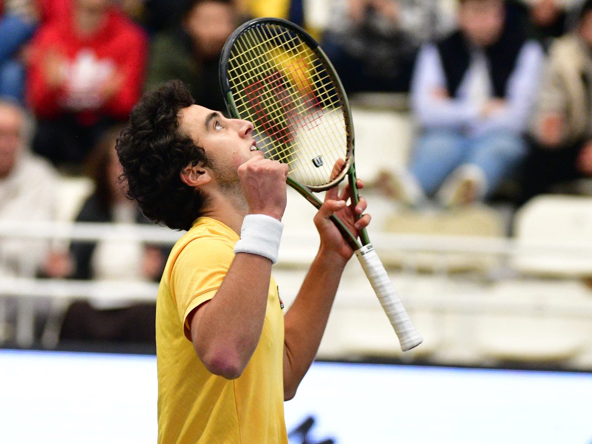 𝗧𝗛𝗘 𝗙𝗜𝗡𝗔𝗟 𝗖𝗢𝗨𝗡𝗧𝗗𝗔𝗡🔥 Dan Added🇫🇷 a mis fin au parcours de <a href="/p2hugz/">PH Herbert</a> 🇫🇷 (4/6 6/2 6/3). 
👉 L’Alsacien de 23 ans retrouvera ce dimanche (15h30) en finale le Lituanien <a href="/berankisr/">Ricardas Berankis</a> 🇱🇹 pour tenter de décrocher le plus beau titre de sa jeune carrière👏 
📸 Philippe Kermoal