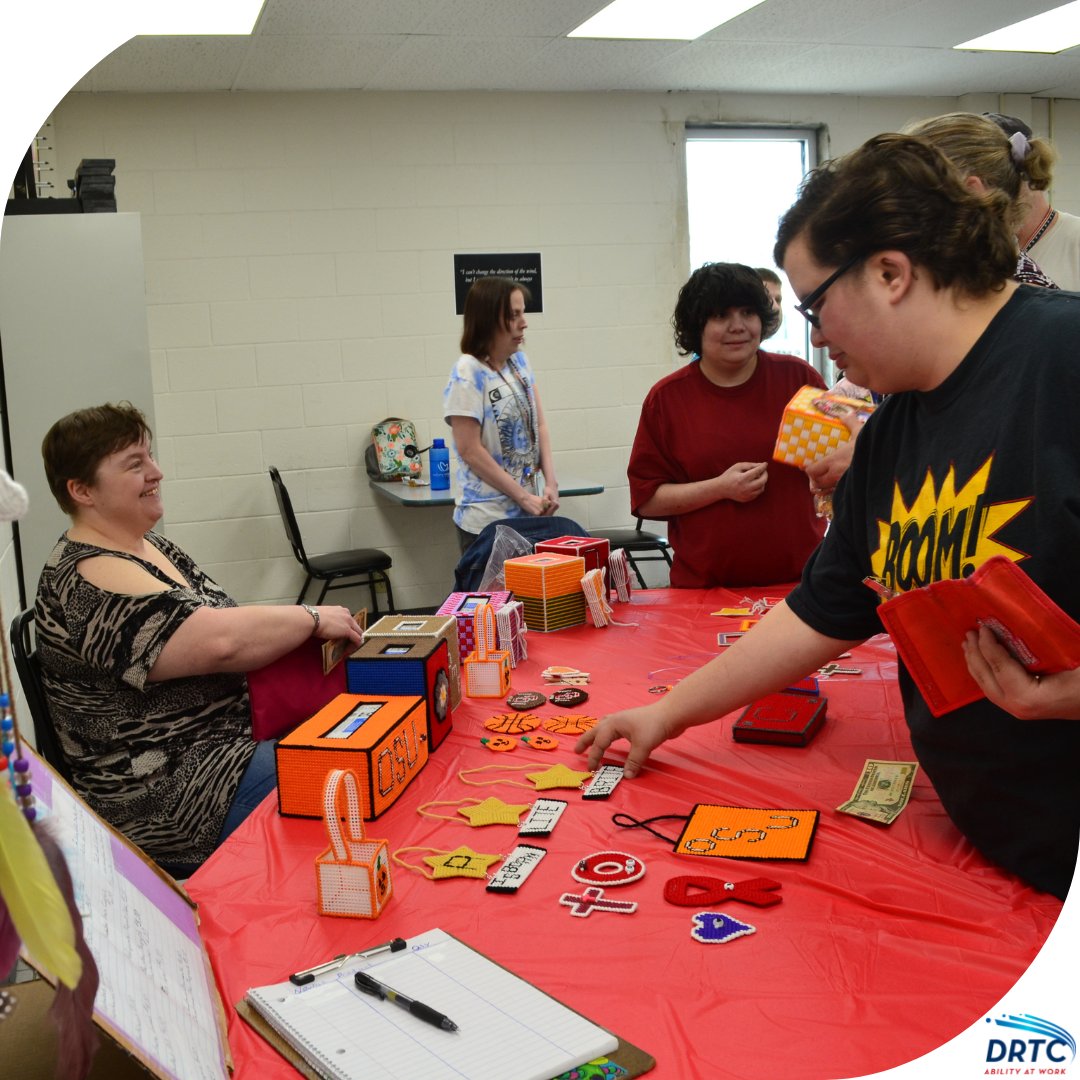 DRTCorg's tweet image. We kicked spring off on the right foot with a craft fair! Folks from DRTC design and sell their unique items to each other and DRTC staff 🎨🖼✨

#AbilityAtWork #CraftFair #WorkforceInclusion