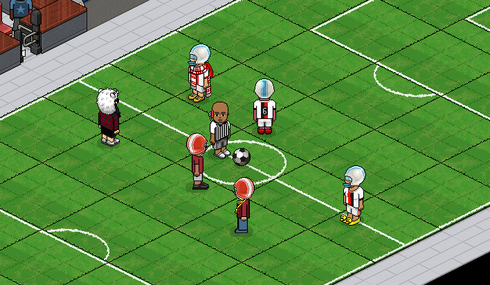 USDFHabbo's tweet photo. ⚽It's time!⚽ 

The USDF Titans vs @hia_habbo Redhawks is happening now!

Search 'HIA Redhawks Stadium' in your finder to attend!

Our Starting Lineup:
CWO5 ItsAnne.
CWO4 Middled
Maj @FiftyHabMiles 
LCDR FeastBeast https://t.co/549w4xG0zB