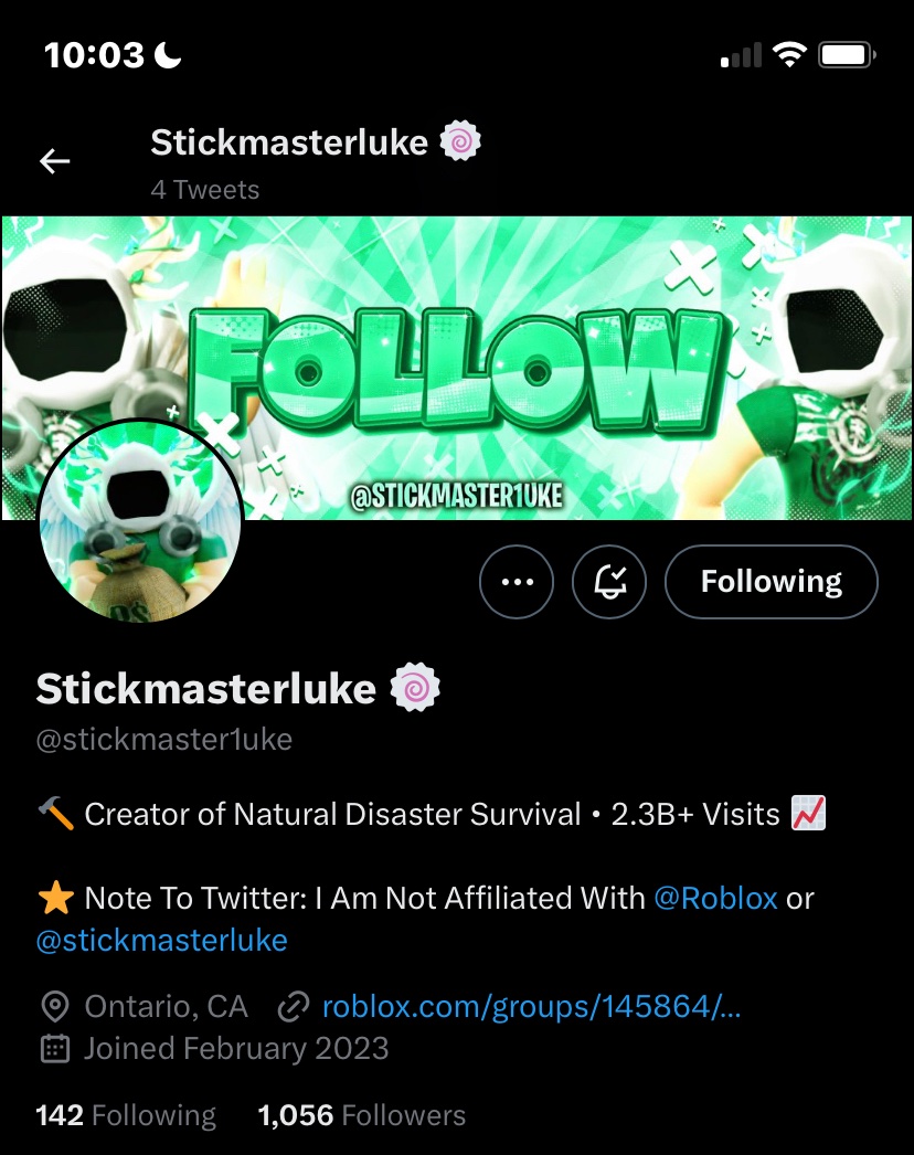 leoisgoat's tweet photo. @stickmaster1uke 🙏🙏🙏 https://t.co/s0T7E8RBVp