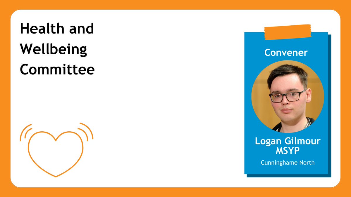 🩺 Health and Wellbeing Committee

📰 @LoganMSYP was elected as Convener

ℹ️ A Deputy Convener will be elected in due course