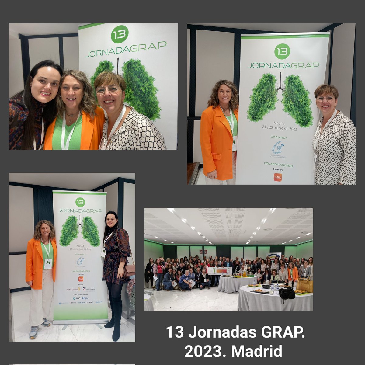 #13jornadasGRAP #grandesamigas <a href="/Inmavinuesa1/">Inma Vinuesa</a> <a href="/Isabelportela86/">Isabel</a> #granfamilia <a href="/SociedadGRAP/">Sociedad GRAP</a> y #grandesideas. Han sido unas Jornadas llenas de ciencia, compañerismo y muy buenos ratos. Gracias a todos!! 💜🫁🩺👌💯