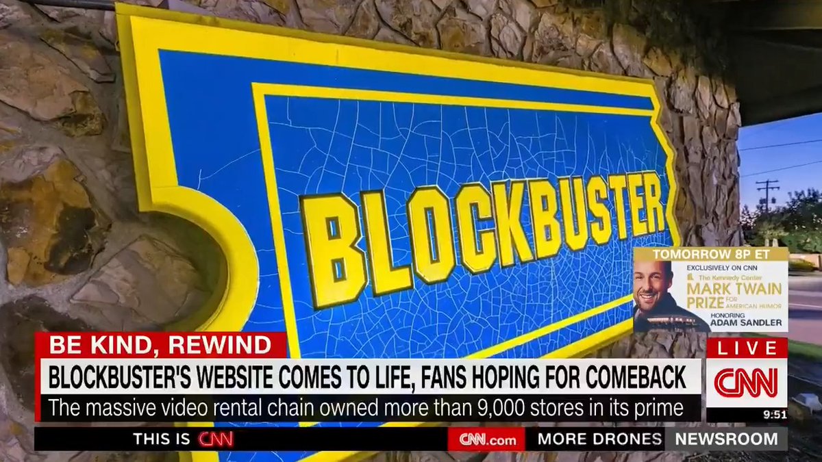 The iconic video rental chain Blockbuster has ignited nostalgia after