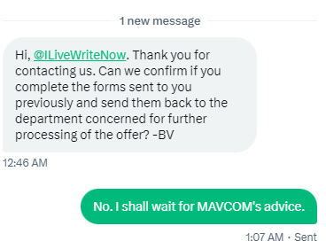 ILiveWriteNow's tweet image. Oh, yes, @MAS demanded, "You will honor PHP 1,199.00 in total or its equivalent, being a full and final settlement for the delayed baggage..." #MalaysiaAirlines #MalaysiaAirlinesAbuse #MalaysiaAirlinesSaga2023 Will wait for MAVCOM's advice.